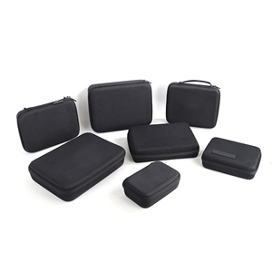 Black EVA <b>Hard</b> <b>Shell</b> <b>Case</b> Set Shockproof Zipper Closure Simple Style Protective Storage <b>Cases</b> for Electronics and Tools - Product Image 1
