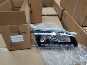 Piezas japonesas para carrocería de coche Ae110 <span class=keywords><strong>1998</strong></span> Led Head Light Crystal Black Lamp - Product Image 2