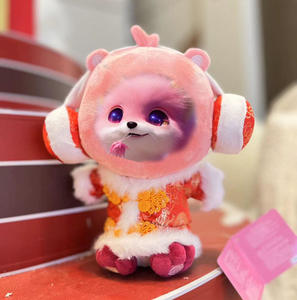 In Stock 20cm LOOPY Cute Beaver Doll Clothes for Ruby Doll Slug Pig Christmas Plush Material Washed Technics for Stress Relief - Product Image 6