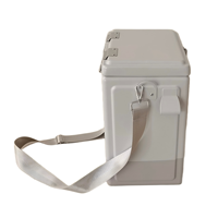 Glacière en métal de style nouveau 7L/13L/17L/28L, boîte isotherme pour le camping en plein air, la pêche, les pique-niques et les fêtes