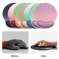 Tapis de souris dégradé repose-poignet en silicone coussin souple repose-main tapis ordinateur