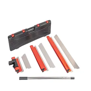 Drywall Skimming Blade Set with Extension Handle Aluminum 302 Stainless Steel Construction tools