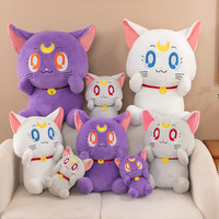 Boneka Kucing Bulan untuk Anak Perempuan, Grosir Boneka Mesin, Hadiah Istimewa, Liontin Perhiasan, Figurine Kreatif, Boneka Kucing Lucu