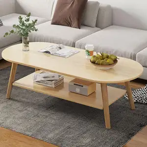 Massivholz Couchtisch Wohnzimmer Holztisch minimalistische Persönlichkeit Designer moderner quadratischer Teetisch