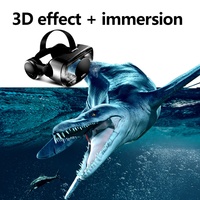 Nueva llegada 5-7 pulgadas VR 3D Realidad Virtual Auriculares VR Gafas Googles para películas y juegos Compatible con iPhone y Android Phon