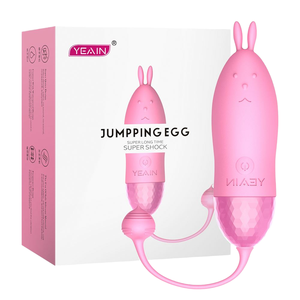 Lovely Animal Design Automatische vibrierende Liebe für Ei Mehrfrequenz-Vibrations springen für Ei Kaninchen Ohren Stimulation Vibrator - Product Image 2