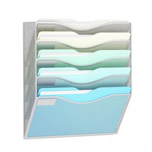 Modern Five-Layer Desk <b>Organizer</b> Documents Holder Box Office <b>File</b> Shelves Magazine <b>File</b> Holder for Kitchen - Product Image 3