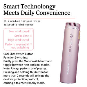 Sèche-cheveux ionique pliable mains libres haute vitesse 1200W pour spa et animaux domestiques – Appareil polyvalent pour la maison et le salon - Product Image 6