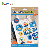 Kit de bricolage pour patchs thermocollants avec instructions détaillées pour enfants et adultes