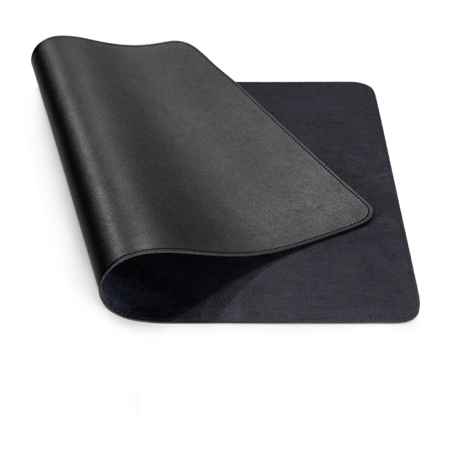 Customize Large Desk Pad Double-Sided Desk Mat Mouse Pad PU Leather