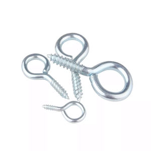 <span class=keywords><strong>Crochet</strong></span> d'usine et attache à oeil en acier inoxydable 304 vis à <span class=keywords><strong>crochet</strong></span> à oeil autotaraudeuse or zingué anneau vis à oeil pour bois métal - Product Image 3