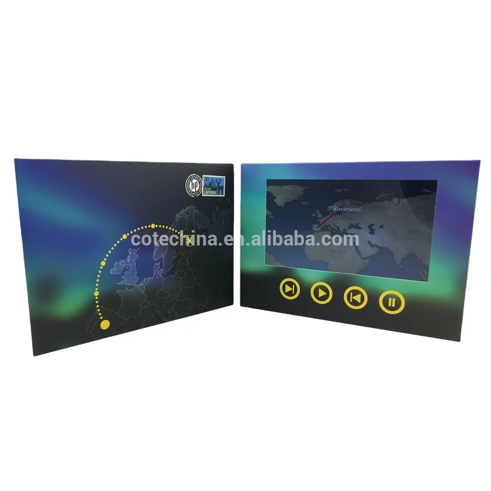 Cote Gift LCD-Touchscreen-Grafikkarte/TFT-Video aufnahme karte/Video gruß modul karte