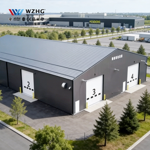 Servicio Personalizado de Fabricación de Almacenes y Talleres Estructurales de Acero a Gran Escala, Superficie Galvanizada en Caliente, Vida Útil de 50 Años - Product Image 1