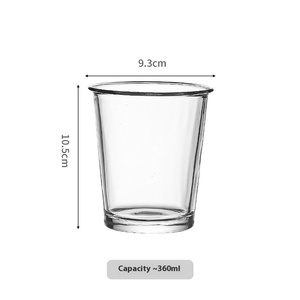 Vaso Térmico de Vidrio Aislado para el Hogar, Estilo Influencer, Reutilizable, de Gran Capacidad, para Café, Zumo de Frutas, Agua, Leche, Té - Product Image 6