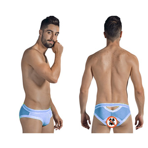 In <span class=keywords><strong>microfibra</strong></span> Gay da <span class=keywords><strong>uomo</strong></span> Jockstrap intimo Sexy-sportivo ritaglio Design traspirante e liscio per la vendita - Product Image 6