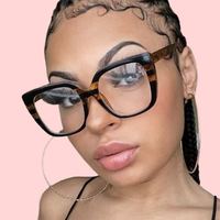 Gafas Ópticas Cuadradas Grandes Unisex, Montura de Gafas con Protección Anti Luz Azul, Personalizadas para Hombres y Mujeres