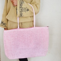 Offre Spéciale vente en gros sacs de plage logo personnalisé été plage toile toile toile coton sac poche fourre-tout sacs à main