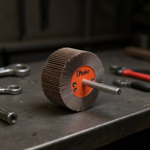 TTAKE Take Abrasive Cloth Flap <b>Wheel</b> 50x30 Mm 6 Mm Shank 120 Grit <b>Grinding</b> <b>Wheel</b> - Product Image 3