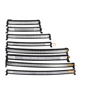 Barre lumineuse <span class=keywords><strong>LED</strong></span> incurvée 22 32 42 50 52 pouces Combo 3D 7D <span class=keywords><strong>pour</strong></span> conduite tout-terrain, VTT, éclairage extérieur automobile 12V 24V - Product Image 1
