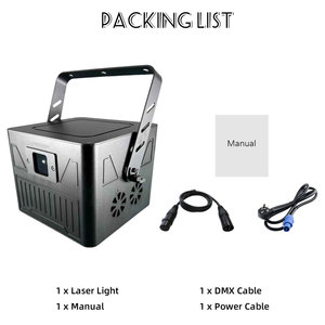 Topflashstar 15W RGB <span class=keywords><strong>DMX</strong></span> Bluetooth ứng dụng điều khiển đèn Laser 30k ilda 3D laser chiếu cho DJ Disco bên câu lạc bộ đêm - Product Image 4