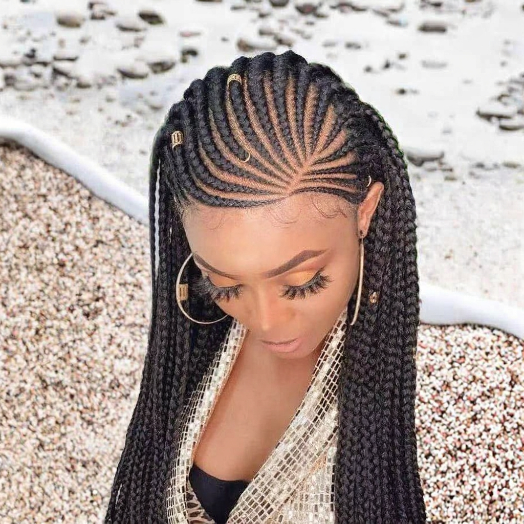 36-Inch Glueless Synthetic 36-Inch Transparent Lace Front Wigs Wholesale Box Braided African Wigs for Women