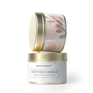 Nuevo Producto: Envase Redondo de Aluminio Dorado Mate de 100 ml para Velas, Lata Metálica sin Costuras para Velas - Product Image 1