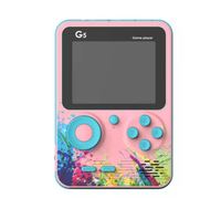 Console de jeu rétro G5 pour la famille, nostalgie de l'enfance, 500 jeux classiques, écran couleur, sortie AV, Macaron, 128 Mo de mémoire, multilingue