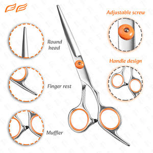 Bahasa Pro Ciseaux de coiffeur professionnels de 6.5 pouces Ciseaux de coupe de cheveux en acier inoxydable Lame de rasoir de qualité supérieure - Product Image 2