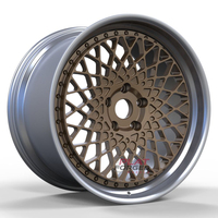 Jantes forgées sur mesure 6061-T6 en 2 pièces, style VIP, bronze, à profil profond, pour Volkswagen Golf GTI Golf R MK7 MK8 BMW E46