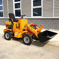 Mini-Kompaktlader, Kompakter Radlader, Kleiner Baulader Made in China für Landwirtschaft und Gartenarbeit