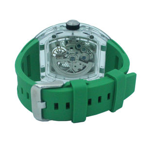 맞춤형 럭셔리 스포츠 손목시계 투명 PC 케이스 실리콘 방수 캐주얼 디자인 패셔너블 기계식 시계 파워 리저브 - Product Image 6
