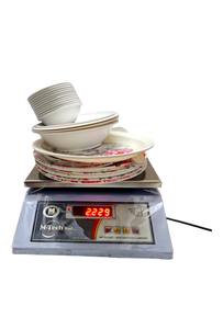 Juego de cena de melamina de lujo de 32 piezas al por mayor, vajilla de alta calidad para fiesta en casa y decoración de mesa de boda - Product Image 3