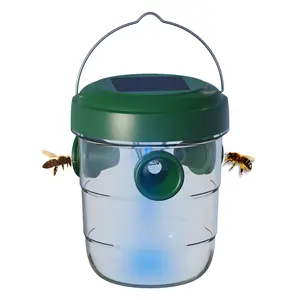 이동식 실리콘 과일 파리 트랩 야간 조명으로 매우 효과적인 생태 꿀벌 트랩 분리형 전구 과일 파리 트랩