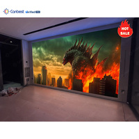Écran d'affichage LED intérieur Canbest Série U 16:9 4K sans câble, magnétique, COB P0.9 P1.2 P1.5 P1.8, mur vidéo, panneau d'affichage