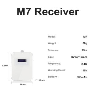 ระบบนำทางด้วยเสียงไร้สาย RFID ป้องกันการระเบิด พร้อมเครื่องเล่น MP3 และแบตเตอรี่ 500-1000mAh รุ่น M7 สำหรับใช้ในพิพิธภัณฑ์ - Product Image 3