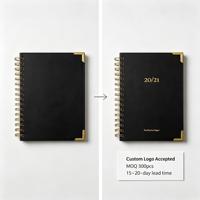 Individuelles Fitness-Wellness-Tagebuch A5 Hardcover Leder Tagesplaner Workout-Notizbuch mit Fadenbindung Geschenkset mit Druck
