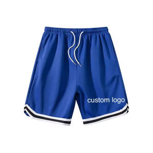 2025 Logo personnalisé basket-ball 100% Polyester Shorts d'entraînement pour hommes haute qualité en gros Double couche rétro Shorts de sport - Product Image 2