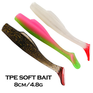 6ชิ้น/ถุง<span class=keywords><strong>56</strong></span>สีรวม<span class=keywords><strong>8</strong></span>.5ซม. 4.<span class=keywords><strong>8</strong></span>กรัมเหยื่อล่อปลาซิว TPR lures พายหางอ่อนพลาสติกตกปลา SHAD เหยื่อซิลิโคน - Product Image 3