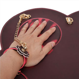 Ensemble de Contrainte de Punition à Changement de Température avec Bracelet, <span class=keywords><strong>Bande</strong></span> de <span class=keywords><strong>Cheville</strong></span> et Collier - Jeu SM Fouet pour Jouets BDSM pour Adultes - Product Image 5