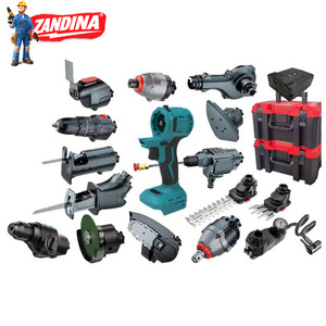 Nouvel ensemble de perceuses sans fil 18 pièces, outils électriques, perceuse sans balais 4800 tr/min, batterie au lithium, marteau, kit multifonction TR LDGJ156 - Product Image 3