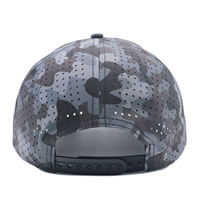 Gorra de Golf Deportiva Impermeable de 6 Paneles con Diseño de Camuflaje y Parche de Goma con la Bandera de EE. UU., Personalizable, para Uso Diario y Deportes al Aire Libre, Unisex