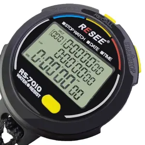 indah stopwatch Suppliers-Rekam 20 Kenangan Putaran Waktu Terpisah dengan Penghitung Penghitungan dan Jam Kalender dengan Alarm Pelatih Olahraga dan Mengacu Pada Stopwatch Digital