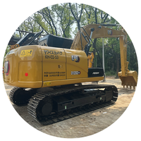 Excavatrice sur chenilles d'occasion d'origine japonaise Cat 312D 312C 312 12 tonnes pour usage municipal/agricole avec cabine de conducteur confortable