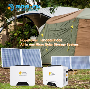 ระบบพลังงานแสงอาทิตย์แบบพกพา All-in-Roadsmart HP-300 300W/500W 800Wh/1000Wh คลื่นไซน์บริสุทธิ์ สำหรับการตั้งแคมป์กลางแจ้ง - Product Image 3