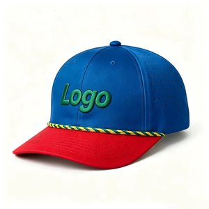 Gorra de Golf Personalizada con Cuerda, Perforada con Láser, Transpirable, de 6 Paneles, Gorra de Béisbol en Blanco, Logotipo Bordado, Deportes al Aire Libre - Product Image 3