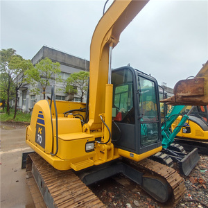 Excavatrice sur chenilles hydraulique Komatsu PC70 d'occasion, 7 tonnes, moteur Hitachi, pompe à engrenages, roulement, inspection vidéo, prix bas - Product Image 6
