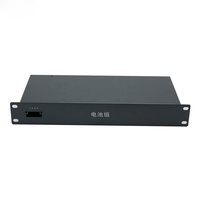 Boîtier de batterie en alliage d'aluminium SNR SR-C20 OEM/ODM IP54 avec compartiment pour batterie lithium-ion, revêtement noir en poudre, montage en rack