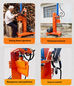 Fendeuse <span class=keywords><strong>de</strong></span> bûches électrique hydraulique à double <span class=keywords><strong>action</strong></span> UNIO pour usage domestique et agricole, coupe du <span class=keywords><strong>bois</strong></span> avec 1 an <span class=keywords><strong>de</strong></span> garantie - Product Image 3