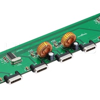 16 Cổng Usb Hub Thiết Kế Pcb Với Đầu Nối Từ Tính