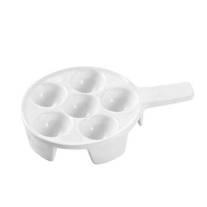 <span class=keywords><strong>Plat</strong></span> de cuisson en <span class=keywords><strong>porcelaine</strong></span> moderne et écologique avec 8 trous, 6 trous et poignée, assiettes à <span class=keywords><strong>escargot</strong></span> en céramique blanche de style français - Product Image 4